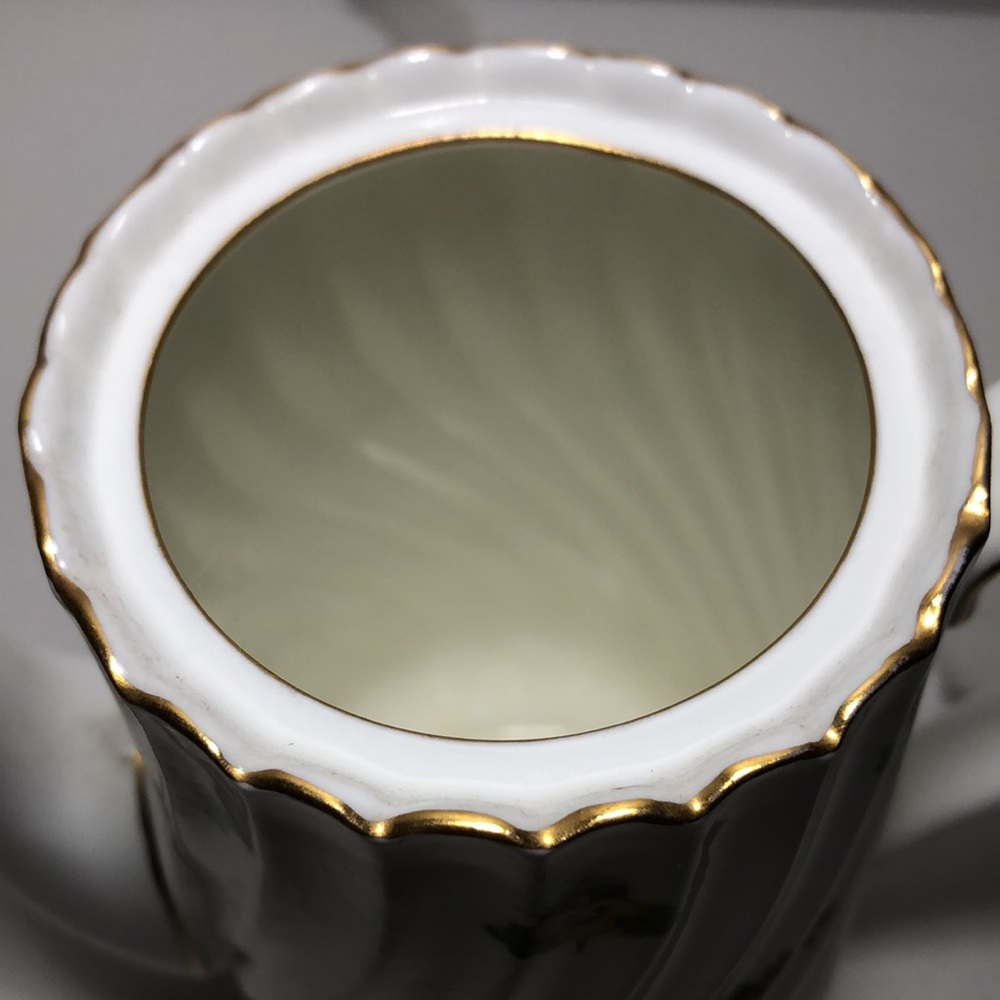 Coffee POT ENGLAND MINTONS Floral with Gold Accents - Picture 7 of 8